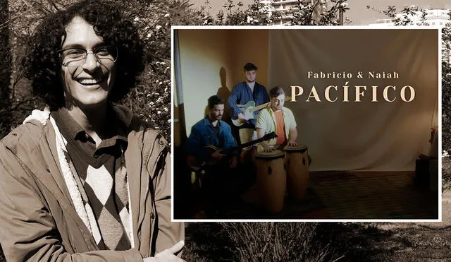 “Pacífico” es un tema colaborativo entre el cantautor peruano Fabricio Robles y la pianista argentina Naiah Trigoso. Foto: Fabricio Robles / Instagram