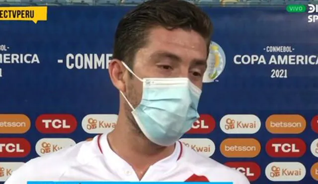Santiago Ormeño ingresó en los minutos finales del encuentro. Foto: captura de video/DirecTV Sports