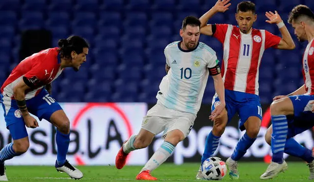 Argentina y Paraguay cerrarán la tercera fecha de la Copa América. Foto: AFP