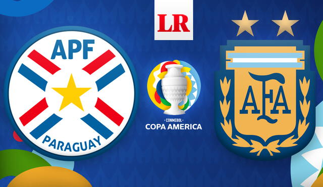 El último partido entre Paraguay y Argentina por Copa América finalizó 1-1. Foto: composición de  Fabrizio Oviedo/GLR