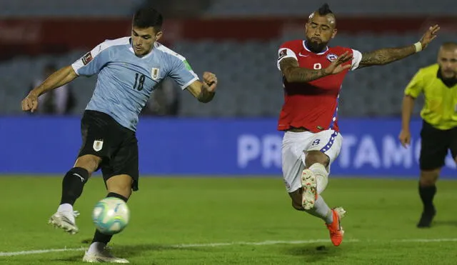 Uruguay le ganó a Chile la última vez que se enfrentaron por Copa América. Foto: EFE