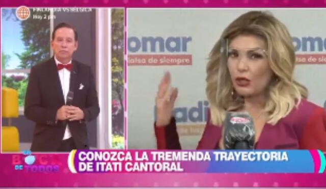 Itatí Cantoral fue la invitada especial de En boca de todos, donde recordaron su trayectoria artística. Foto: captura de América TV