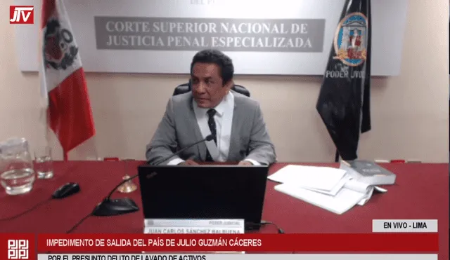 Juez Juan Sánchez Balbuena revisó el caso Don Reyna en reemplazo de Jorge Chávez Tamariz. Foto: Justicia TV.