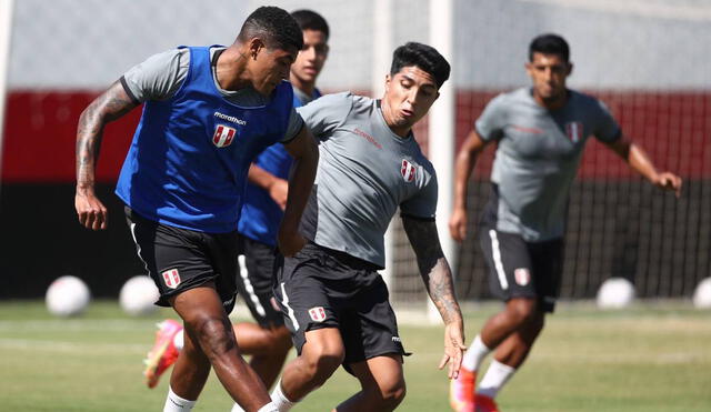 Perú entrenó con el plantel completo este martes 22 de junio previo al duelo con Ecuador. Foto: selección peruana