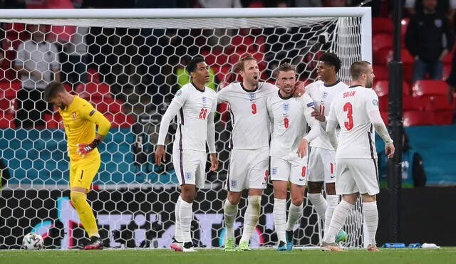 Inglaterra derrotó 1-0 a República Checa en la Eurocopa 2021. Foto: Twitter England