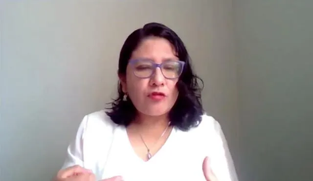 La representante del JNE, Amelia Hernández, indicó que hay que tener paciencia y afirmó que "todo este proceso electoral ha sido transparente". Foto: captura de pantalla