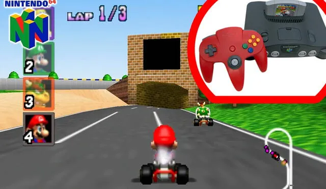 Mario Kart 64 fue uno de los juegos más populares del fontanero. Foto: captura de YouTube