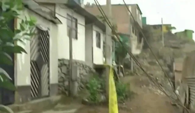 Las viviendas presentan rajaduras. Foto: captura de TV Perú
