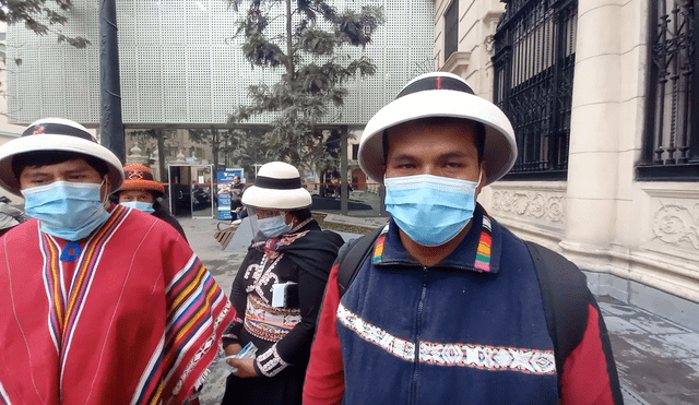 Comuneros arribaron a Lima para denunciar apropiación de tierras por parte de Las Bambas. Foto: difusión