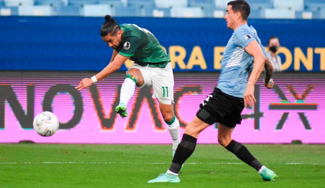 Uruguay y Bolivia se enfrentan por la cuarta fecha de la Copa América. Foto: Twitter Selección boliviana