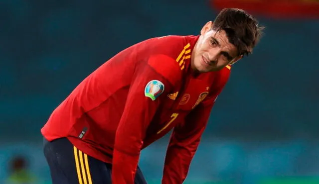 Álvaro Morata solo ha marcado un gol con España en la Eurocopa. Foto: EFE