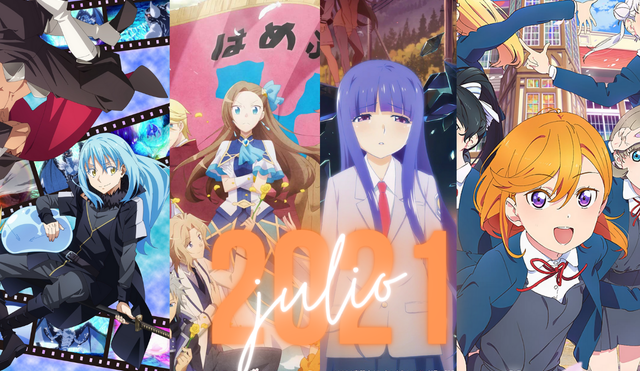 Conoce los estrenos anime más esperados para el mes de julio. Foto: composición