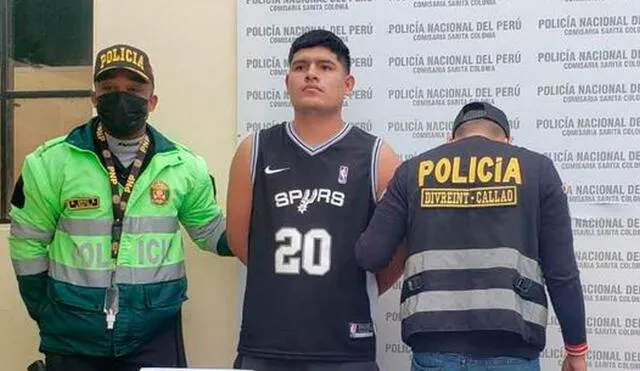 Fue puesto a disposición de la Depincri Callao. Foto: PNP