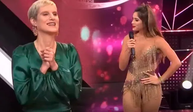 La modelo venezolana fue la cuarta participante presentada en el programa de Gisela Valcárcel. Foto: captura/América TV