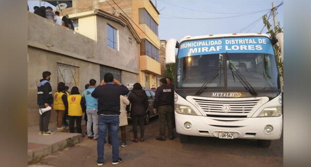 Todos los infractores fueron trasladados en un bus de la Gerencia de Seguridad Ciudadana de la municipalidad hasta la comisaría del Porvenir. Foto: Municipalidad de Miraflores