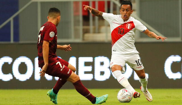 Perú y Venezuela se miden en la última fecha del grupo B de la Copa América 2021. Foto: EFE