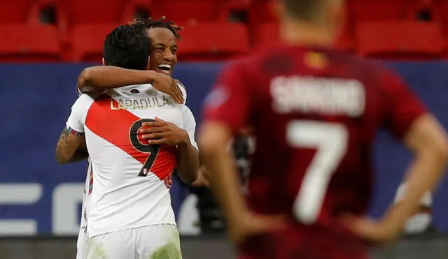 La selección peruana derrotó 1-0 a Venezuela en la Copa América 2021. Foto: EFE