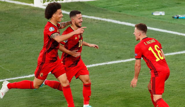 Bélgica avanzó a cuartos de final de la Eurocopa. Foto: EFE
