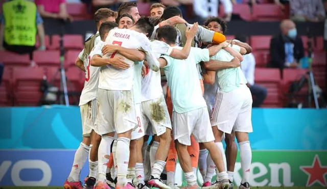 España tendrá como rival a Francia o Suiza en los cuartos de final de la Eurocopa. Foto: EFE