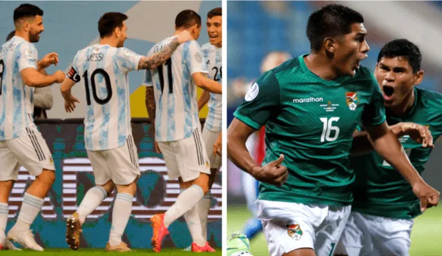 Este lunes 28 de junio, la fecha 5 del grupo A por la Copa América estará a cargo de Bolivia vs. Argentina. Foto: composición EFE