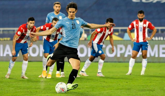 El estadio Nilton Santos alberga el duelo entre Paraguay y Uruguay. Foto: Twitter selección uruguaya