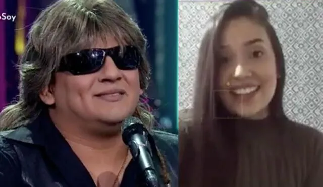 El imitador peruano de José Feliciano llegó a la recta final del reality de imitación. Tras su última presentación recibió una sorpresa. Foto: captura/Chilevisión