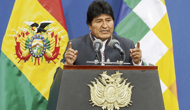 Precisiones. Morales buscó la reelección y fue cuestionado por la OEA. Aquí no sucede eso. Foto: EFE