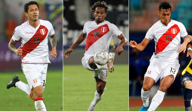 Carrillo, Lapadula y Tapia han sido lo más destacado de Perú en la Copa América. Foto: composición LR / EFE