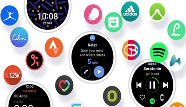 La nueva interfaz de Samsung para sus smartwatch permitirá tener acceso a más aplicaciones. Foto: captura de YouTube