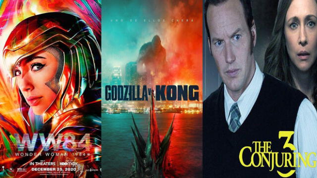 Godzilla vs. Kong y El conjuro 3 son solo algunos de los títulos que formarán parte de HBO Max. Foto: composición/Warner Bros