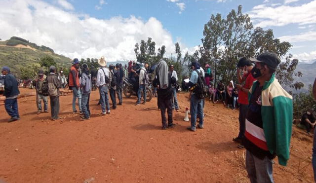 Pobladores denuncian a empresa que daños han perjudicado algunos cultivos. Foto: Radio Cutivalú