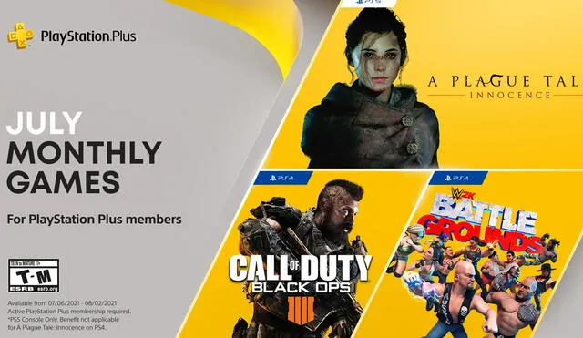 Los nuevos juegos de PlayStation Plus estarán disponibles a partir del próximo 6 de julio. Foto: Sony