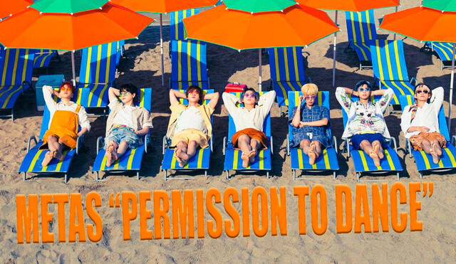 Las primeras metas oficiales de "Permission to dance" de BTS. Foto: composición LR / Big Hit
