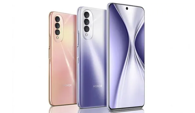 El panel frontal del Honor X20 SE mide 6,6 pulgadas. Foto: GMSArena