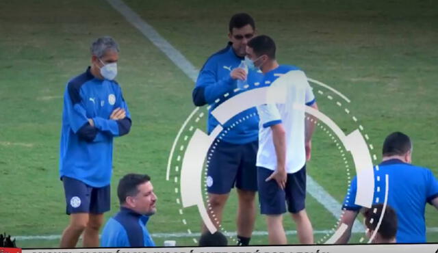 Miguel Almirón se lesionó en el partido ante Uruguay. Foto: captura/América Deportes