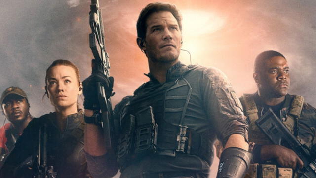 La Guerra del mañana es protagonizada por  Chris Pratt y combina el género bélico con la ciencia ficción. Foto: Paramount Pictures