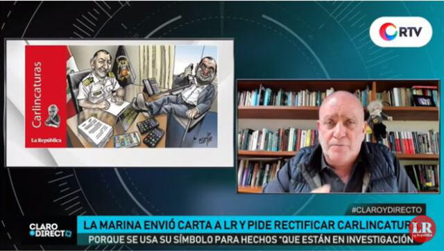 Ipys emitió una alerta y rechazó la carta de la Marina de Guerra del Perú. Foto: captura/RTV