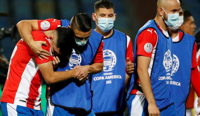Paraguay falló tres tiros durante la tanda de penales. Foto: EFE/ Alberto Valdes