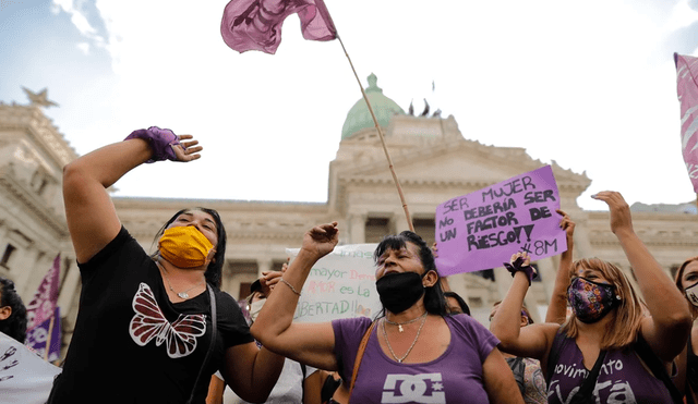 Desde 2015 hasta la fecha, La Casa del Encuentro contó que se han producido 1.734 feminicidios en Argentina. Foto: EFE