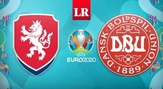 República Checa vs. Dinamarca se jugará en el marco de los cuartos de final de la Eurocopa 2021. Foto: composición La República