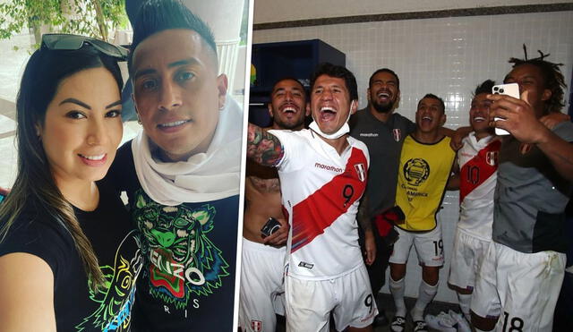 Esposa de Christian Cueva alienta a selección peruana de fútbol tras el partido Perú vs. Paraguay. Foto: composición/ Instagram