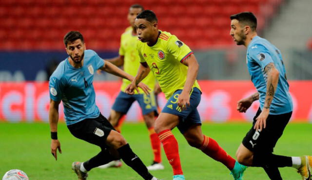 Colombia vs. Uruguay se miden EN VIVO vía Win Sports por los cuartos de final de la Copa América 2021. Foto: EFE