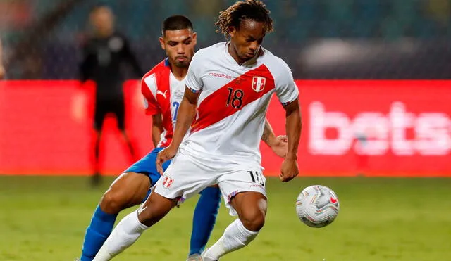 André Carrillo lleva dos goles con Perú en esta Copa América. Foto: EFE