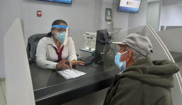 Durante la pandemia se han entregado 60.000 pensiones. Foto: Prensa ONP