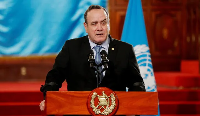 Alejandro Giammattei, presidente de Guatemala. Foto: Esteban Biba/EFE