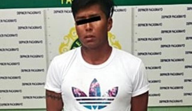 El detenido fue trasladado al local del Depincri Pacasmayo. Foto: PNP