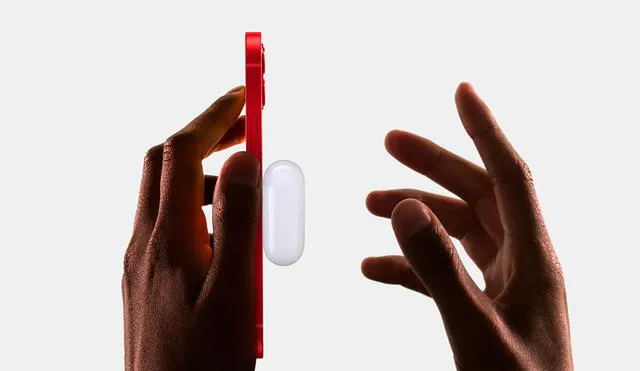 Según la filtración, los iPhone 13 tendrían un imán más potente que permitirá cargar otros dispositivos, como un AirPod. Foto: iPadizate