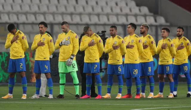 En el anterior enfrentamiento entre Perú y Brasil, la Canarinha fue superior por 4-0. Foto: AFP