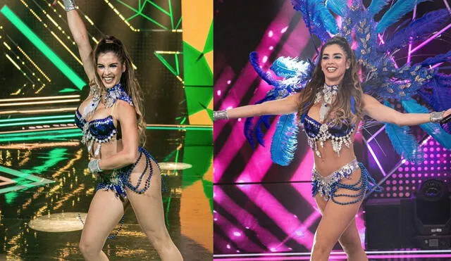 La influencer y actriz sorprendió con sus pasos de samba en la última gala. Foto: Instagram / Reinas del show