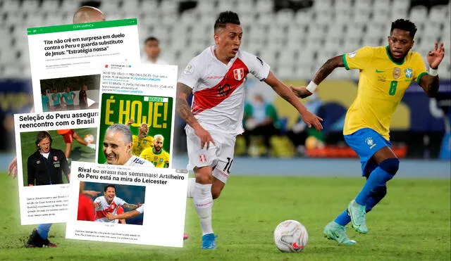 Perú y Brasil se volverán a enfrentar en esta Copa América. Antes se habían visto las caras en fase de grupos con victoria de la Verdeamarela (4-0). Foto: composición/La República